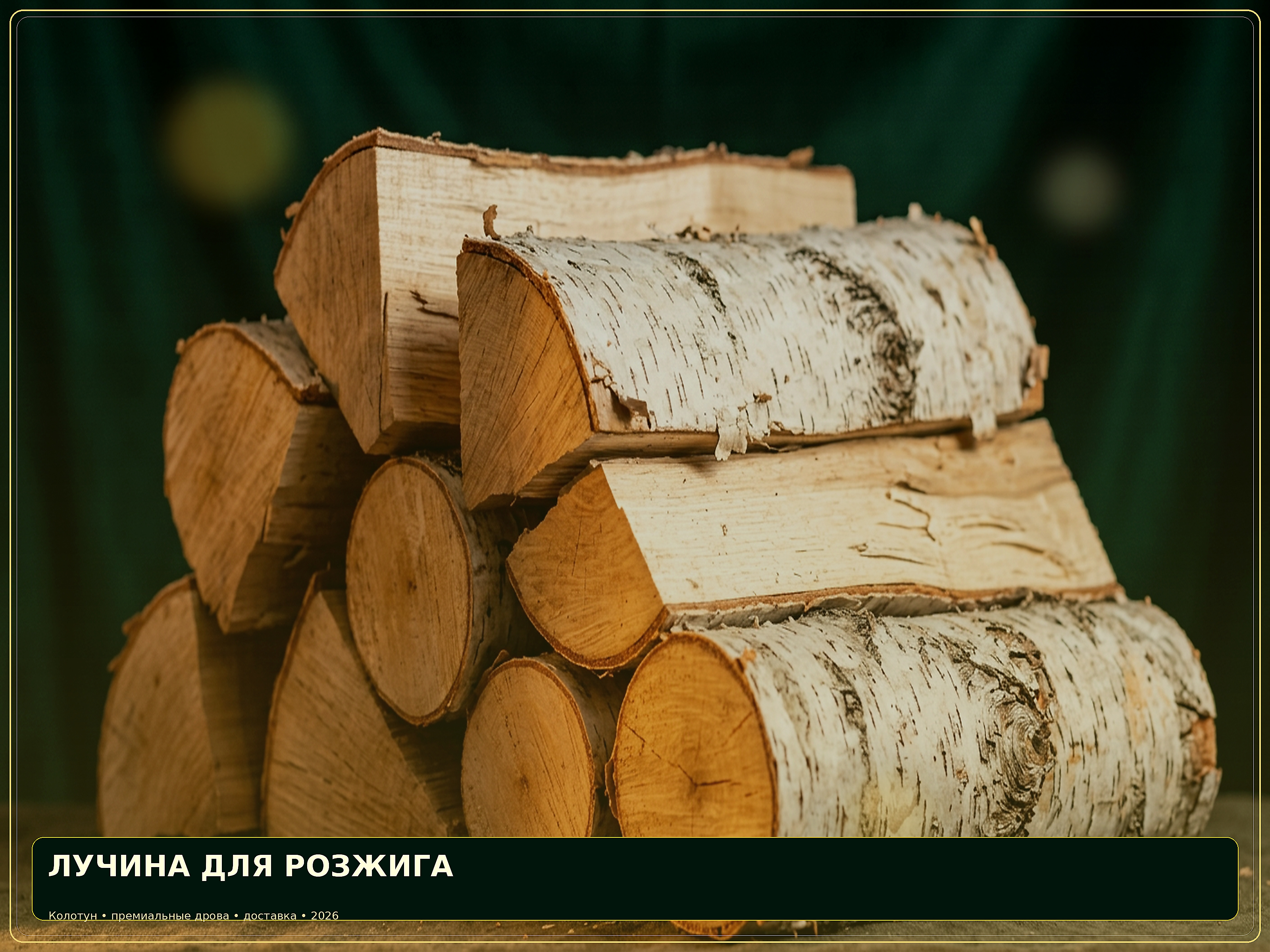 Лучина для розжига